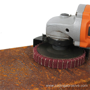 abrasive non woven flap polishing wheel metal removal